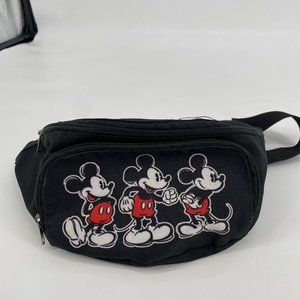 Disney black belt bag Mickey Mouse one size adjustable fanny pack hip purse